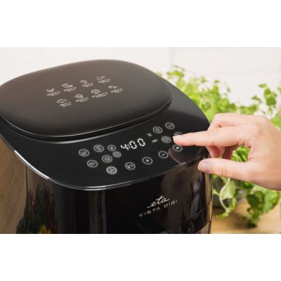 7. Eta Vista Digi Pojedyńczy 4,3 l Autonomiczny 1300 W Frytkownica na gorące powietrze Czarny