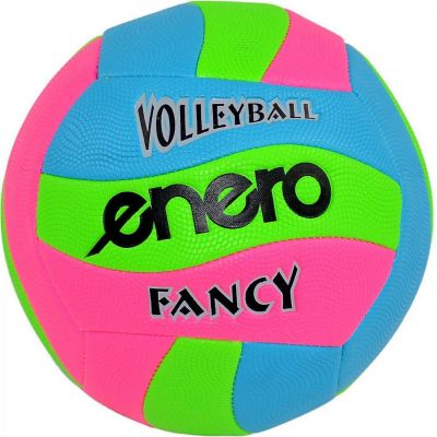 7. PIŁKA SIATKOWA PLAŻOWA FANCY ENERO RÓŻOWY NIEBIESKI ZIELONY