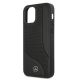 6. Etui Mercedes Leather Perforated Area na iPhone 12 Pro Max - czarne