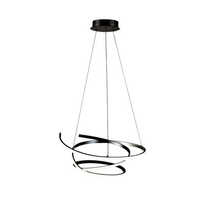 PENDANT LED LIGHT SIBIU 42W 4000K BLACK