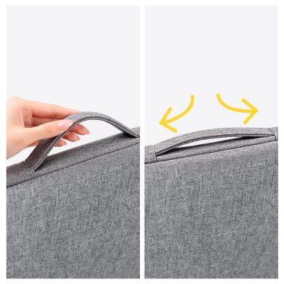 5. Torba na laptop Wozinsky WTNP-15G 15.6" z chowaną rączką - szara