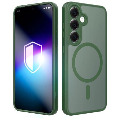 Etui 3mk Misty MagCase na Samsung Galaxy S25 - zielone