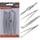 2. PĘSETY ZESTAW 4 SZT FX TOOLS