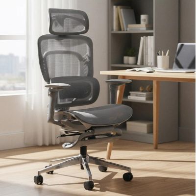 4. Fotel biurowy Visioner 8.3 Grey N