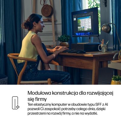 7. HP ProDesk 4 SFF G1i AI PC Intel Core Ultra 5 225 16 GB DDR5-SDRAM 512 GB SSD Windows 11 Pro Czarny