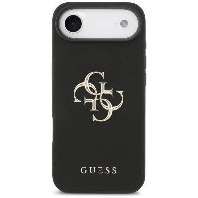 3. Etui Guess Grained Big 4G & Classic Logo na iPhone Air - czarne