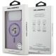 8. Etui Karl Lagerfeld Silicone Karl&Choupette Ring MagSafe na iPhone 18 Pro Max / 17 Pro Max - fioletowe