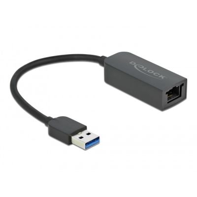 DeLOCK Adapter USB Typ-A męski do 2,5 Gigabit LAN kompaktowy