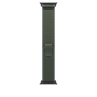 4. Pasek trail Apple Watch Ultra 49mm zielony/titan czarny S/M