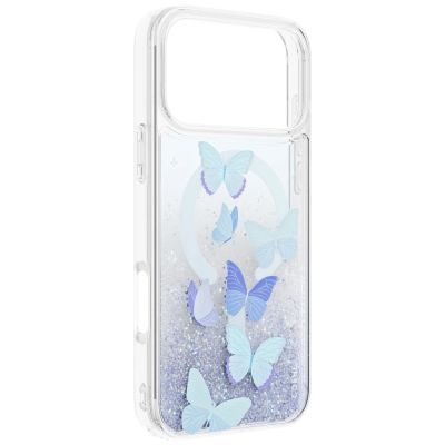 3. Etui UNIQ Coehl Aria Magnetic Charging na iPhone 18 Pro Max / 17 Pro Max - niebieskie