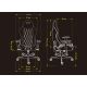 21. HATOR Darkside 3M Fabric Uniwersalny fotel dla gracza Szary