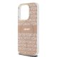 6. Etui DKNY IML Mono & Stripe MagSafe na iPhone 15 Pro - różowe