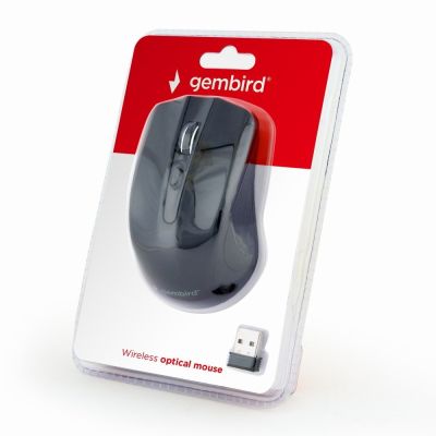 3. Mysz GEMBIRD MUSW-4B-04 (optyczna; 1600 DPI; kolor czarny)
