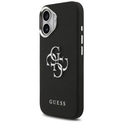 2. Etui Guess Grained Big 4G Classic Logo na iPhone 17 - czarne