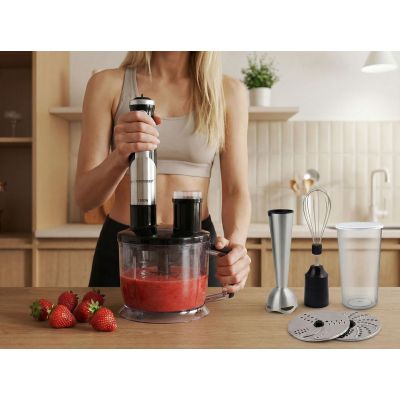 7. Blender ręczny Esperanza Crema EKM004 (800W; kolor czarny)