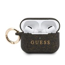 Etui Guess Ring Silicone na AirPods Pro Cover - czarno-złote