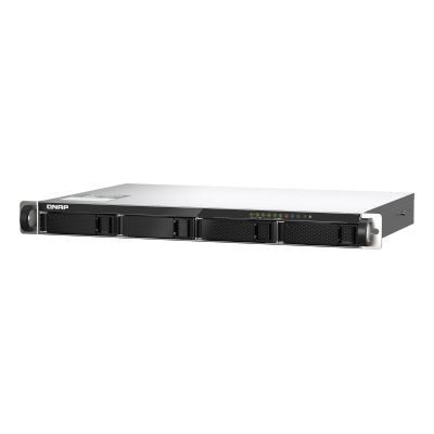 5. Qnap TS-435XeU-4G, 1U, 4 x 2.5"/3.5" SATA , Marvell Octeon TX2 CN9130 / CN9131 quad-core, 4GB DDR4 SODIMM (Max. 32GB), 2 x 10GbE SFP+, 2 x 2.5GbE, Single PSU