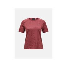 Koszulka damska PEAK PERFORMANCE W Discover T-Shirt kolor czerwony