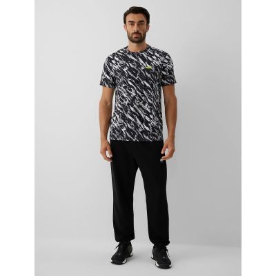 3. T-shirt regular z nadrukiem męski 4F 4FRAW26TTSHM4664-20A