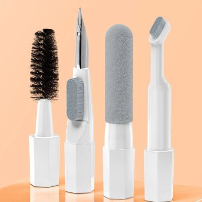 4. Wielofunkcyjny zestaw czyszczący 20w1 do słuchawek, klawiatury i wyświetlaczy - biały