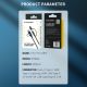 5. Kabel Wozinsky WNBAA 4w1 2x USB-C 1x USB-A 1x Lightning 60W 1 m - czarny