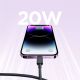 3. Kabel Joyroom Multi-Color Series A14 USB-C / Lightning 20W 1.2 m - czarny
