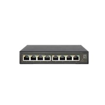 LevelOne Hilbert 8-portowy gigabitowy przełącznik PoE Smart Lite - 802.3at/af PoE - 8 wyjść PoE - Budżet mocy 112,8 W