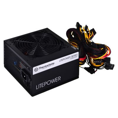 2. Zasilacz Thermaltake Litepower II Black 450W PS-LTP-0450NPCNEU-2 (450 W; Aktywne; 120 mm)