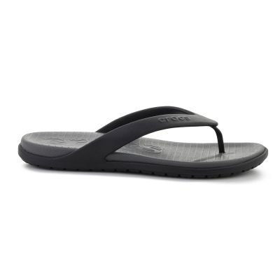 6. CROCS COAST FLIP BLACK/SLATE GREY 212035-0DD