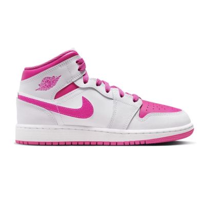 Buty sportowe damskie Air Jordan 1 Mid GS Pink - FD8780-500