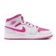 Buty sportowe damskie Air Jordan 1 Mid GS Pink - FD8780-500