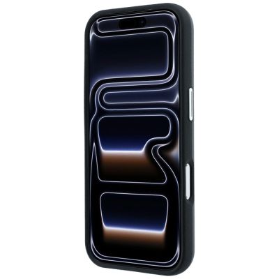 5. Etui BMW Sign Inclined Deboss Letters MagSafe na iPhone 17 Pro Max / 18 Pro Max - szare