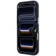 5. Etui BMW Sign Inclined Deboss Letters MagSafe na iPhone 17 Pro Max / 18 Pro Max - szare