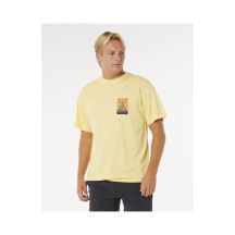 Koszulka męska RIP CURL Search Dawn Tee żółta