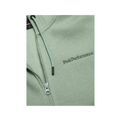 4. Bluza męska PEAK PERFORMANCE M Original Small Logo Zip Hood kolor zielony