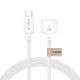8. Kabel Tech-Protect MMC01 Ultraboost USB-C / USB-C MagSafe 3 140W 200 cm do MacBook - biały