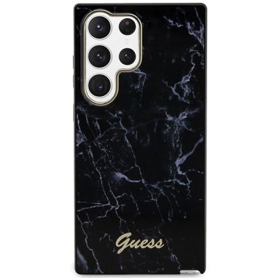 10. Etui Guess Marble Collection na Samsung Galaxy S23 Ultra - czarne