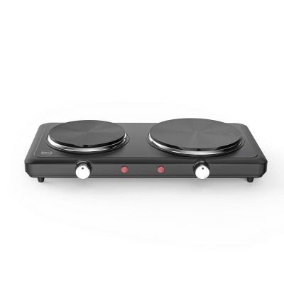 5. ELDOM ELEKTRYCZNA KUCHENKA DWUPALNIKOWA PG22 2500W, PŁYNNA REGULACJA TEMPERATURY ŚREDNICE PŁYT 18,5 CM + 15,5 CM