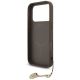 6. Etui Guess 4G Charms Collection MagSafe na iPhone 17 Pro - brązowe