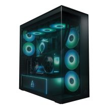 Obudowa Arctic Xtender Schwarz z oknem z GPU mountem