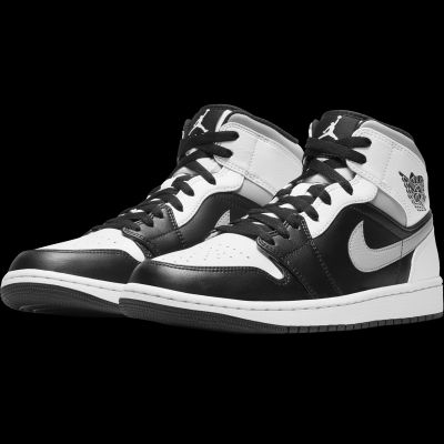8. Buty Air Jordan 1 Mid White Shadow - 554724-073