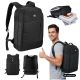 12. NANORS PLECAK NA LAPTOPA NANORS, 15,6", CZARNY, 42X28,5X14 , WODOODPORNY RS204 B RS204 B