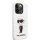 4. Etui Karl Lagerfeld Silicone Ikonik na iPhone 14 Pro Max - białe