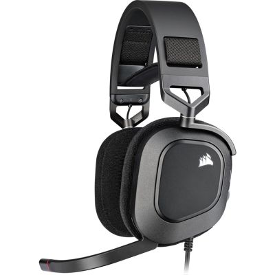 2. Corsair HS80 RGB USB Zestaw słuchawkowy Przewodowa Ręczny Gaming Węgiel