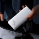 22. Powerbank Baseus Airpow Lite 10000mAh 22,5W z wbudowanymi kablami USB-C i Lightning - biały