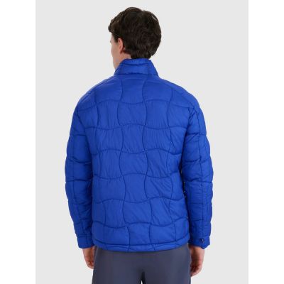 2. Kurtka puchowa trekkingowa z wypełnieniem Primaloft Silver męska 4F 4FWSS25TDJAM527-36S