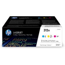 Toner HP zestaw HP 312A, HP312A=CF440AM, zawiera CMY, CF381A+CF382A+CF383A