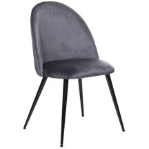 DINING CHAIR SLANO GREY 54X52X84