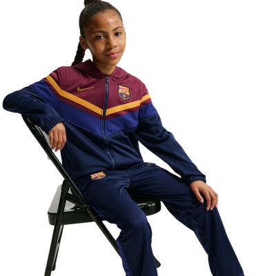 3. Dres dla dzieci Nike FC Barcelona Home granatowo-bordowy IO3566 682