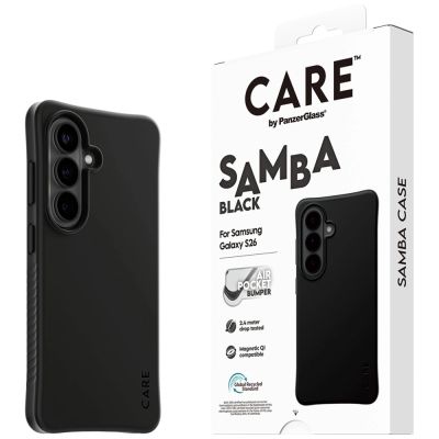 5. Etui CARE by PanzerGlass Samba Black Qi na Samsung Galaxy S26 - czarne
